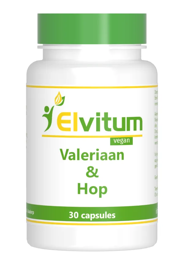 Elvitum Valeriaan En Hop Extract (30 capsules)