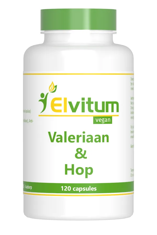 Elvitum Valeriaan En Hop Extract (120 capsules)