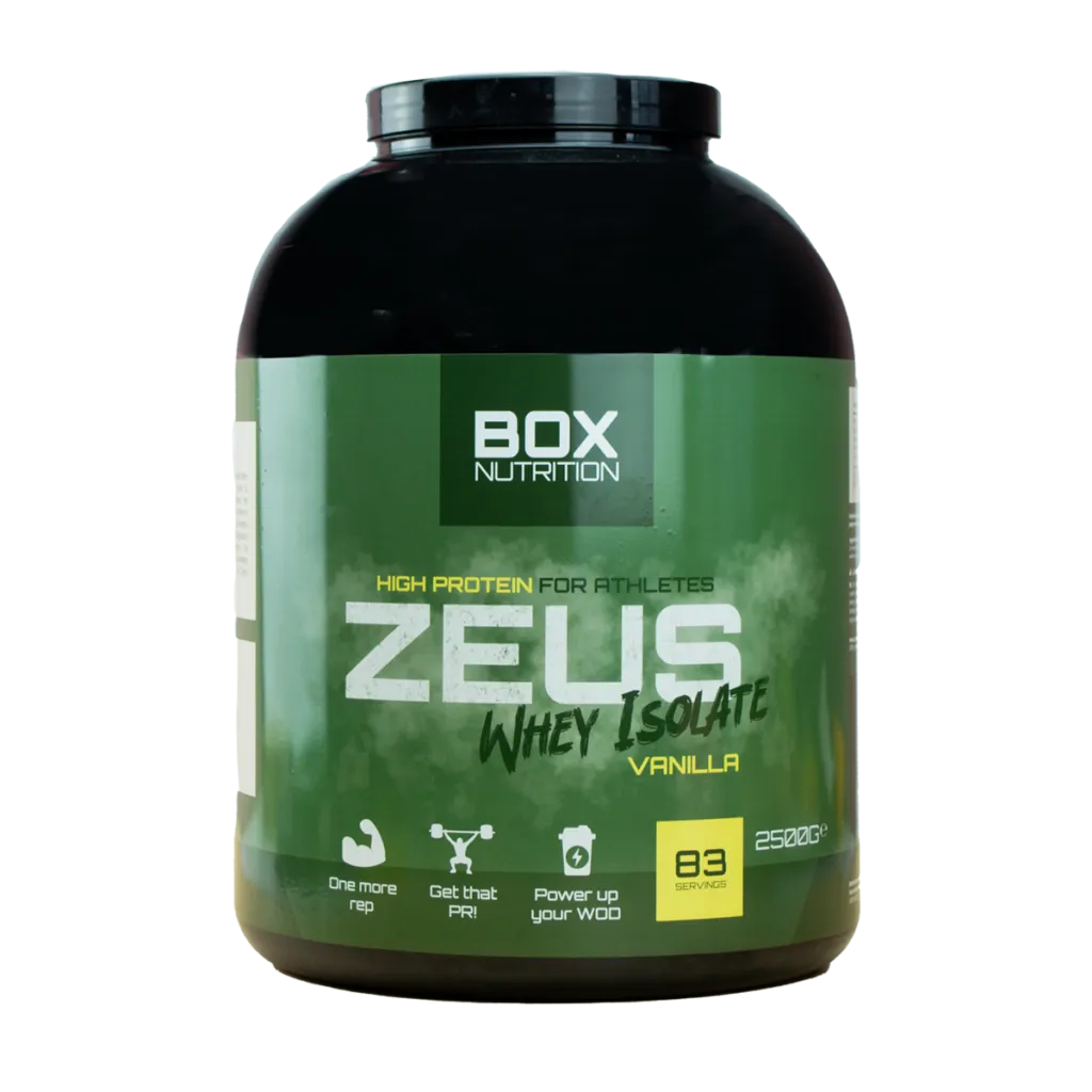 Box Nutrition Zeus - Whey Isolaat Vanille (2500 gr)