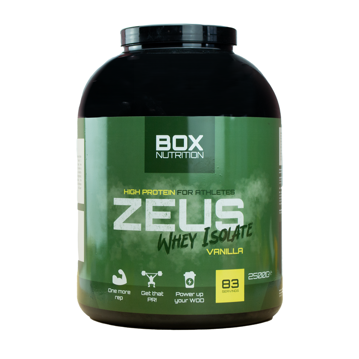Box Nutrition Zeus - Whey Isolaat Vanille (2500 gr)
