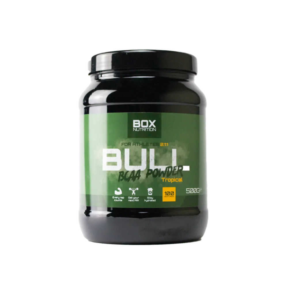 Box Nutrition Bull BCAA Poeder - Tropical (500 gr)