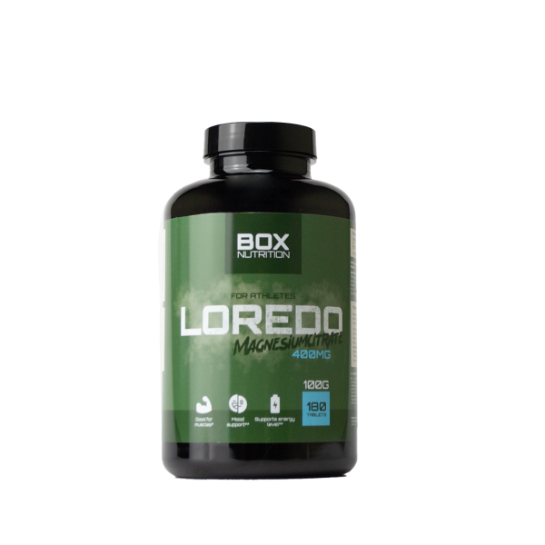 Box Nutrition Loredo - Magnesiumcitraat 400mg (180 tabletten)