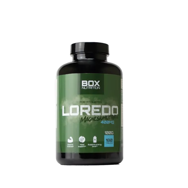 Box Nutrition Loredo - Magnesiumcitraat 400mg (180 tabletten)