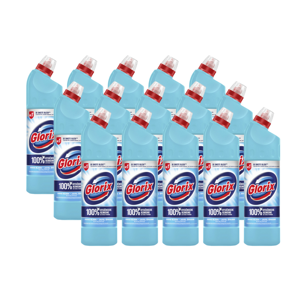 15x Glorix Bleek Eucalyptus (15 x 750 ml)