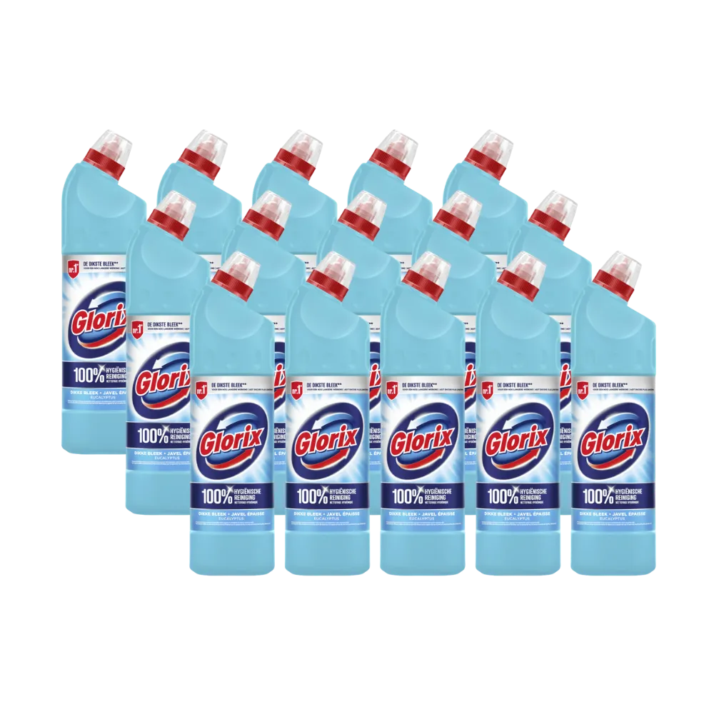 15x Glorix Bleek Eucalyptus (15 x 750 ml)