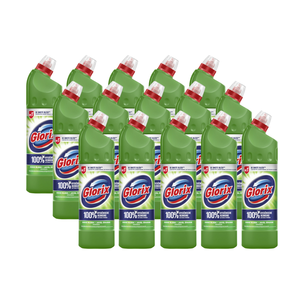 15x Glorix Bleek Dennen (15 x 750 ml)