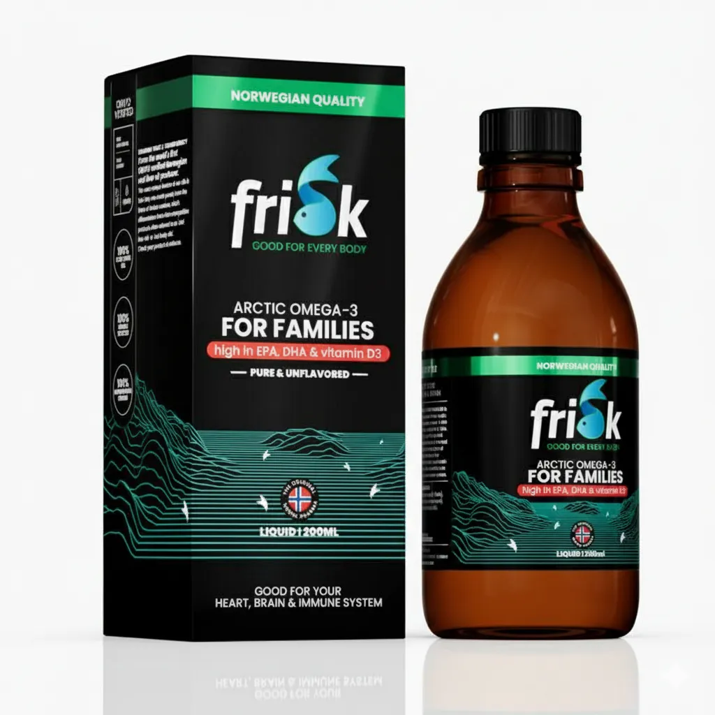 Frisk Arctic Omega 3 For Families Pure & Natural (200 ml)