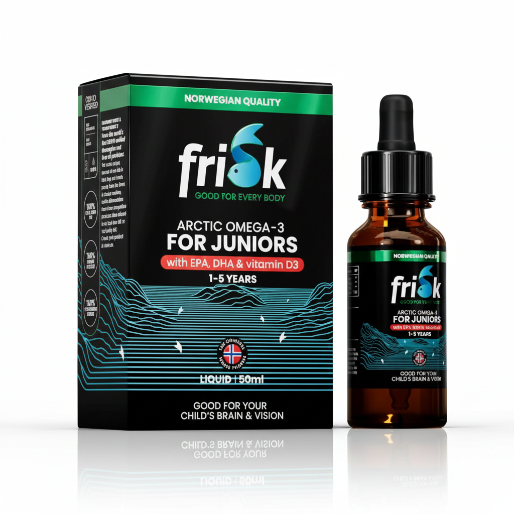 Frisk Arctic Omega 3 For Juniors Lemon (50 ml)