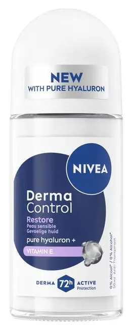Nivea Derma Control Gevoelige Huid Deoroller (50 ml)