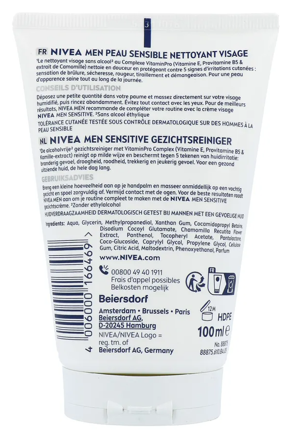 Nivea Men Sensitive Gezichtsreiniger (100 ml)