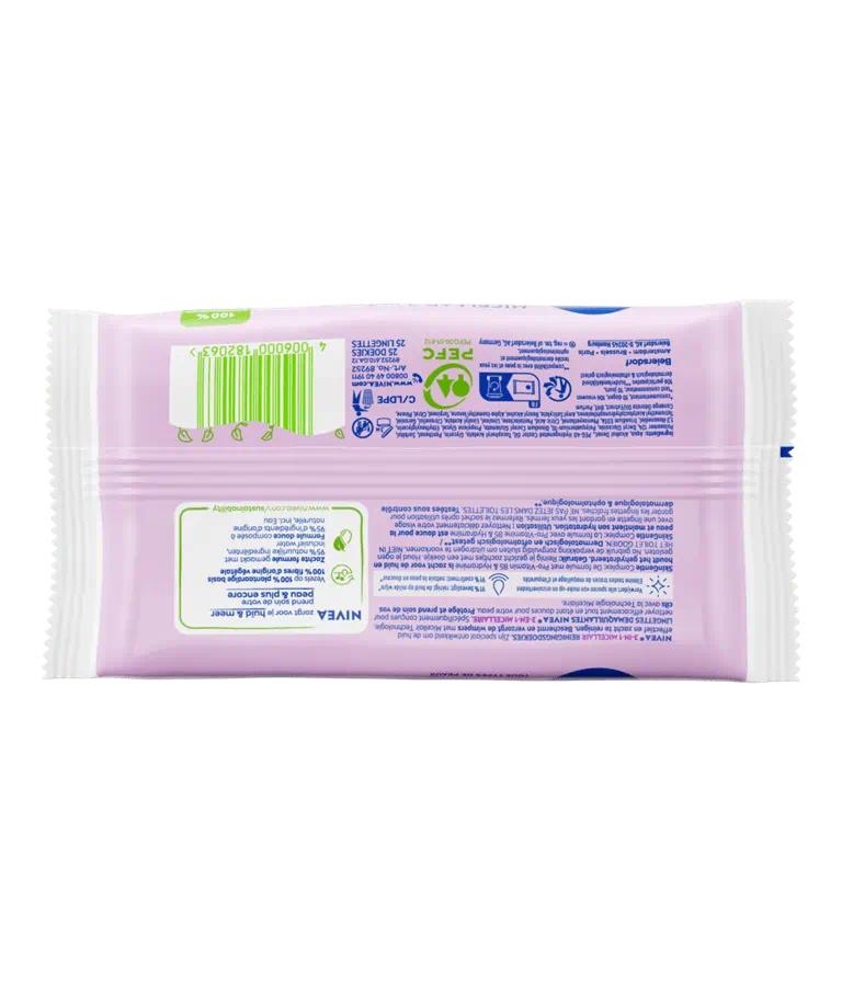 Nivea Micellair 3-in-1 Reinigingsdoekjes (25 stuks)