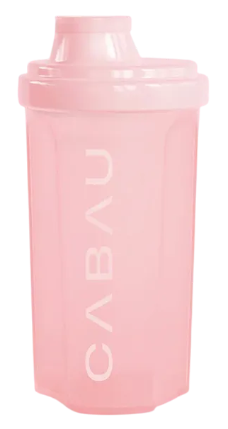Cabau Shaker Transparant Pink (1 stuk)