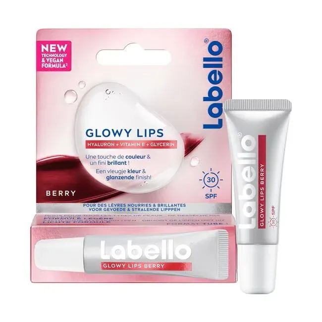 Labello Glowy Lips Berry Spf30 (10 ml)