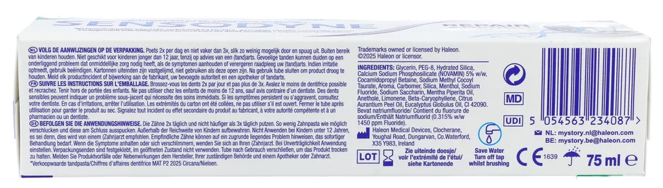 Sensodyne Repair & Protect Whitening Tandpasta (75 ml) - image 2