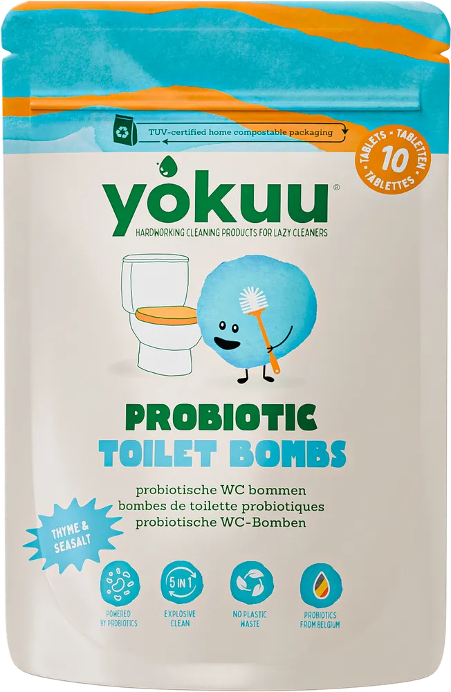 Yokuu Probiotic Toilet Bomb Thyme & Seasalt (10 stuks)