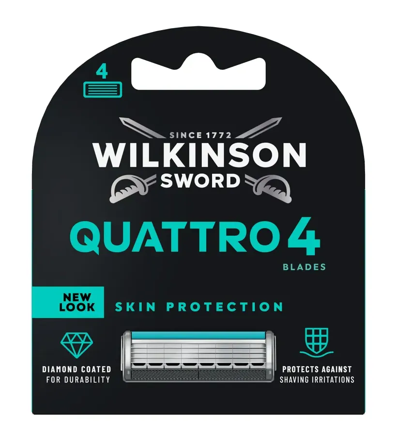 Wilkinson Quattro Essential 4 Blades Scheermesjes (7 stuks)