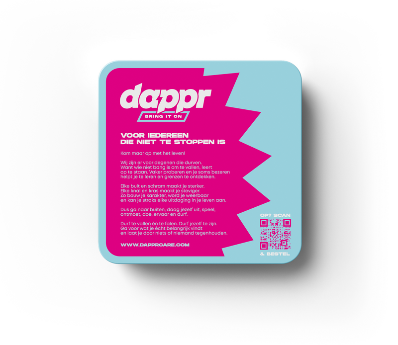 Dappr Sensitive Pleisters Tie Dye (30 stuks)