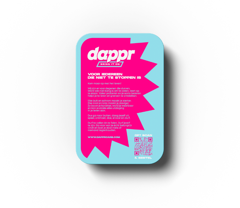 Dappr Sensitive Pleisters Tie Dye (21 stuks)