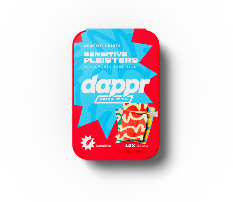 Dappr Knip Pleisters Graffiti (12 stuks)