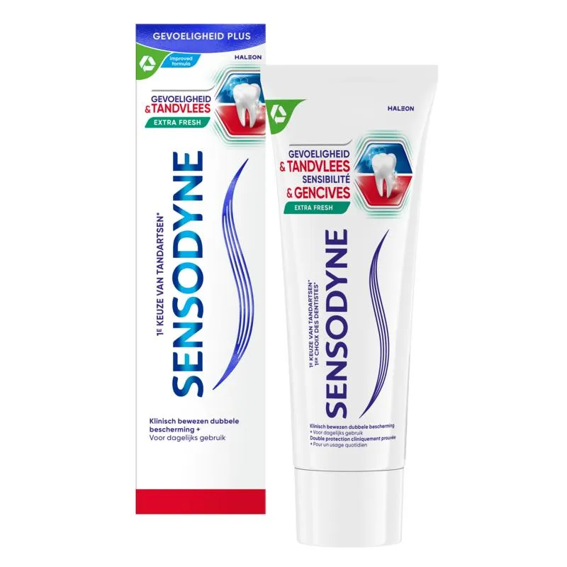 Sensodyne Tandpasta Gevoeligheid & Tandvlees Extra Fresh (75 ml)