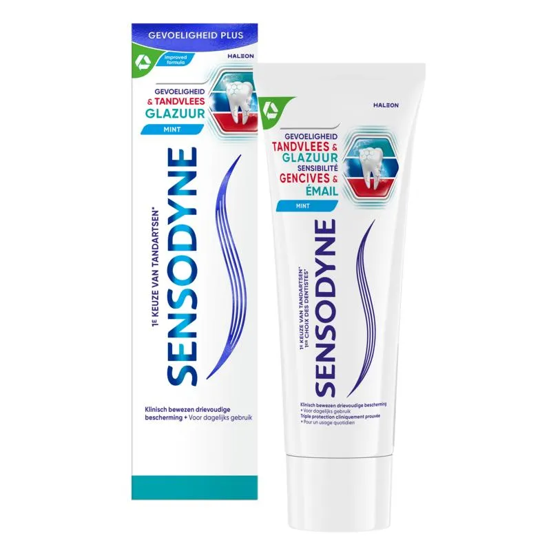 Sensodyne Tandpasta Gevoeligheid & Tandvlees Glazuur (75 ml)