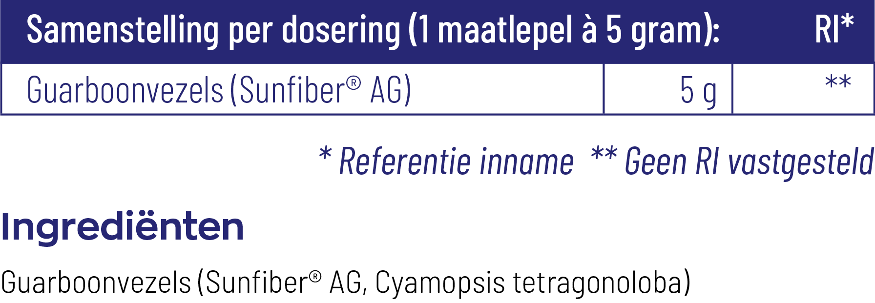 Vitakruid Sunfiber Guarboonvezel Prebiotica  (450 gr) - image 2