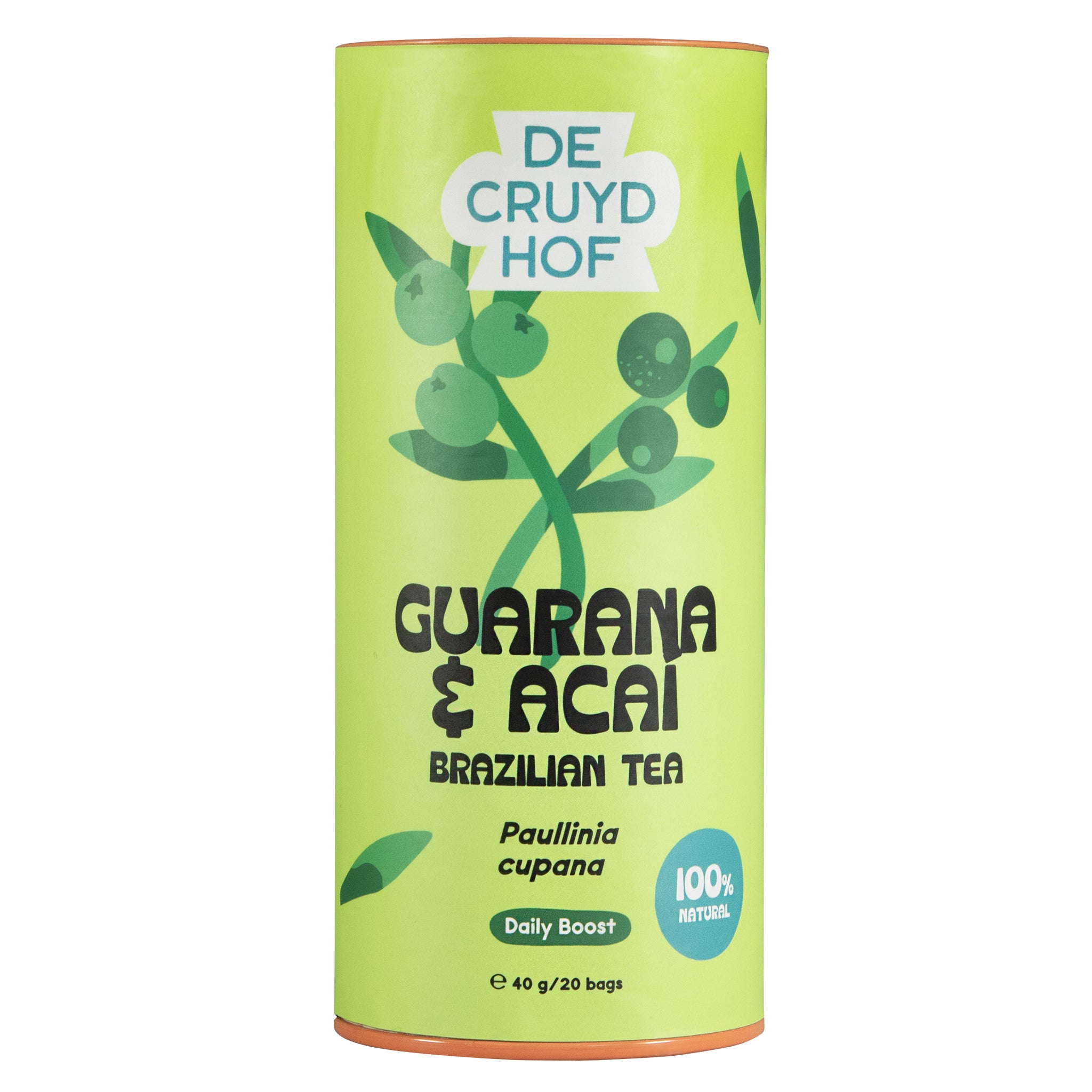 Cruydhof Thee Guarana & Acaí (20 stuks)