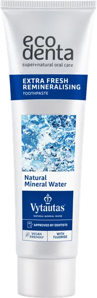 Ecodenta Tandpasta Extra Fresh en Remineralisering (100 ml)