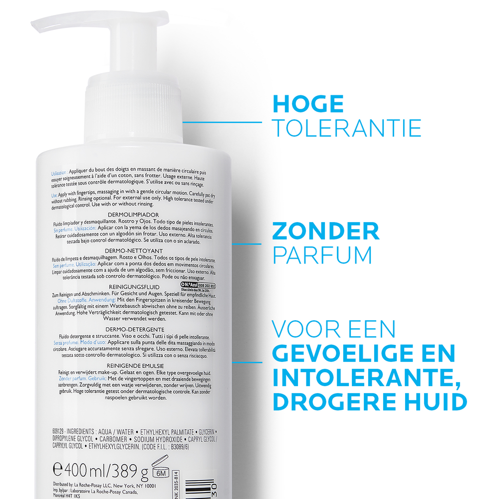 La Roche-Posay Toleriane Dermo Cleanser Face & Eyes (400 ml)