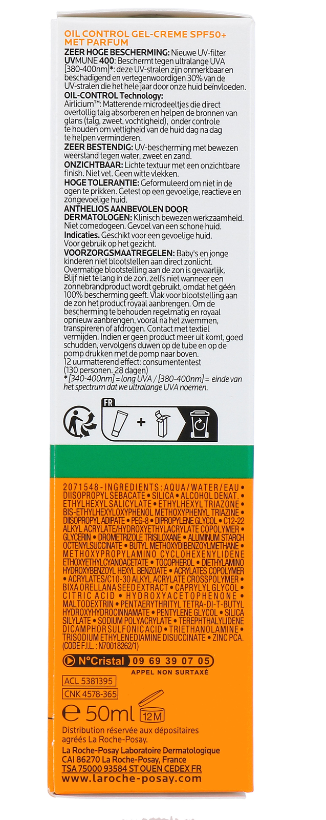 La Roche-Posay Anthelios Uvmune 400 Oil Control Gel-crème (50 ml) - image 3