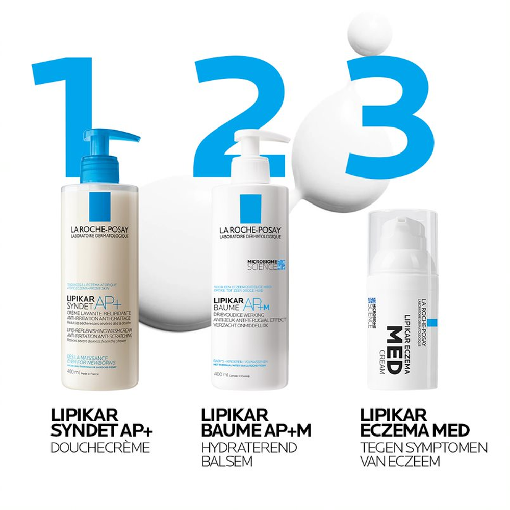 La Roche-Posay Lipikar Syndet Ap+ Lipid-replenishing Wash Cream (400 ml) - image 4