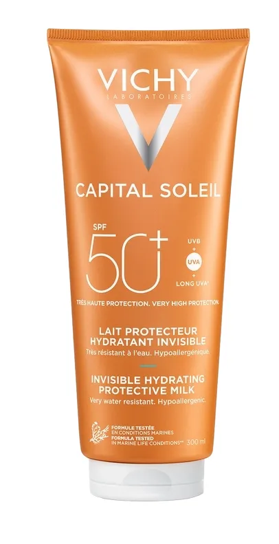 Vichy Capital Soleil Invisible Hydrating Protective Milk SPF50+ (300 ml)
