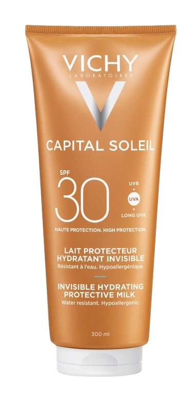 Vichy Capital Soleil Fresh Protective Milk Face & Body SPF30 (300 ml)