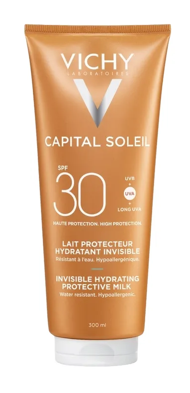 Vichy Capital Soleil Fresh Protective Milk Face & Body SPF30 (300 ml)