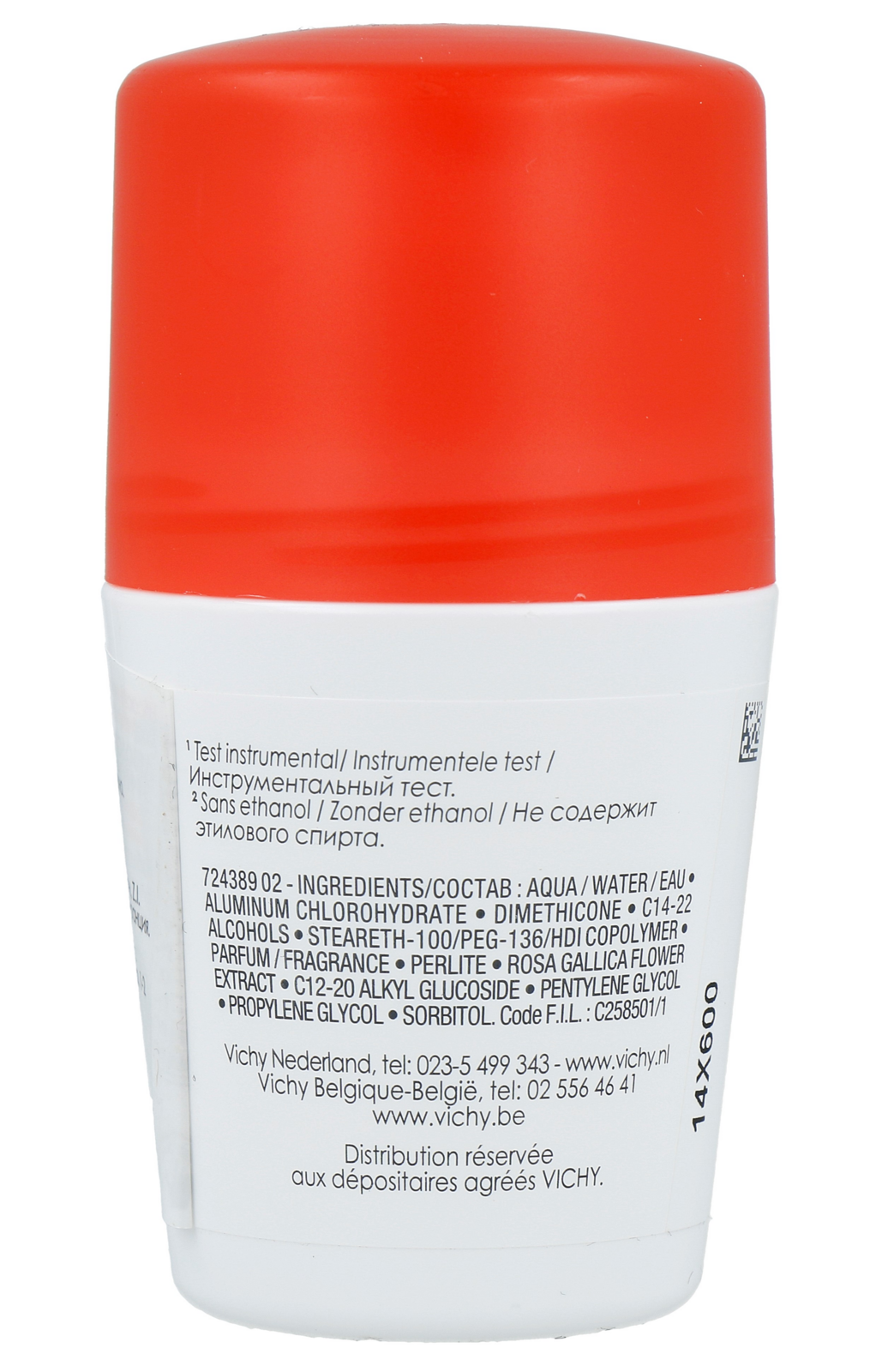 Vichy Deodorant Overmatige Transpiratie Roller 72h (50 ml) - image 2