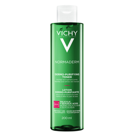 Vichy Normaderm Reinigingslotion + Acne-prone Skin Dagcrème Combi Set (2 stuks)