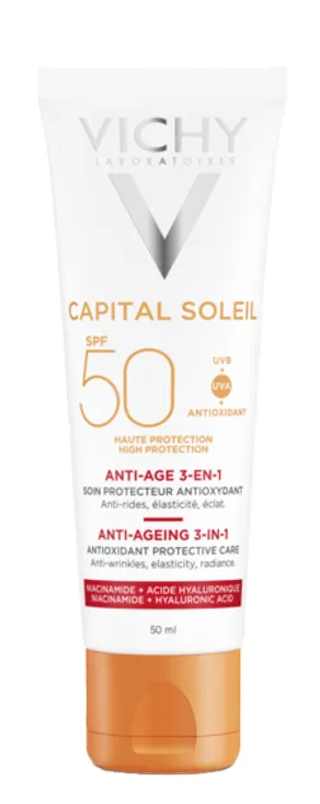 Vichy Capital Soleil 3-in-1 Anti Aging SPF50 (50 ml)
