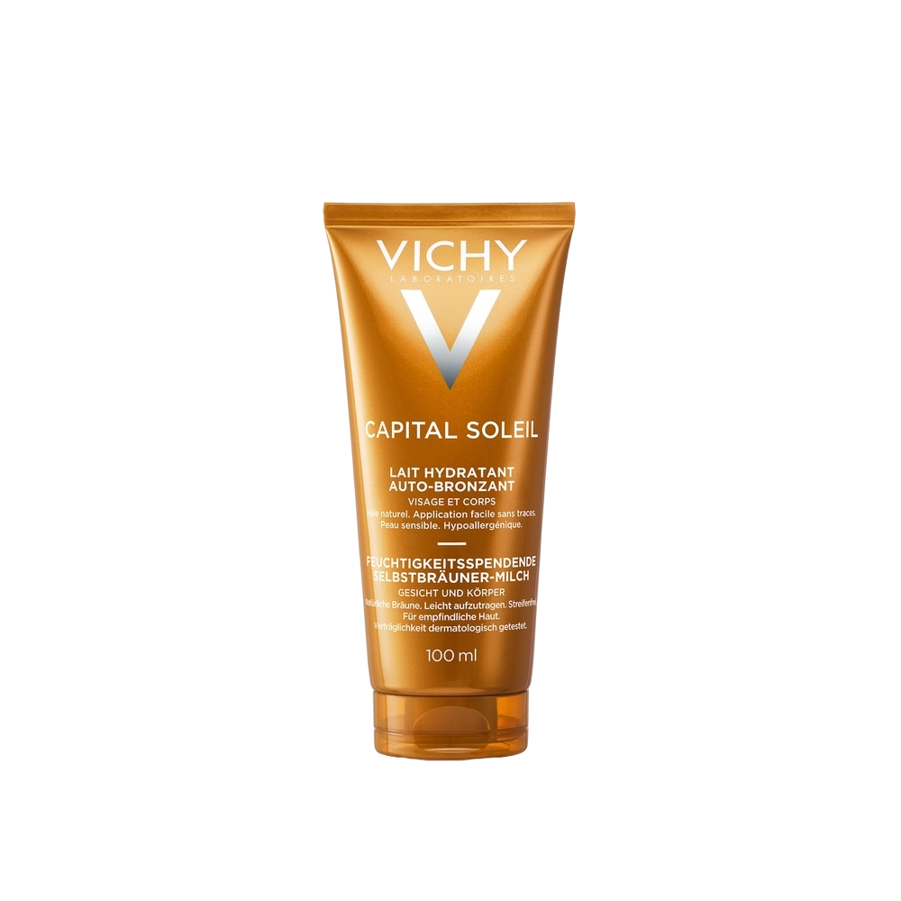 Vichy Ideal Soleil Moisturizing Self Tanning Milk Face & Body (100 ml)