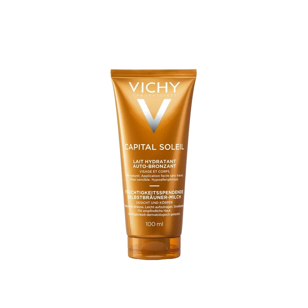 Vichy Ideal Soleil Moisturizing Self Tanning Milk Face & Body (100 ml)