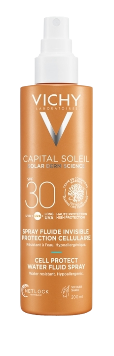 Vichy Capital Soleil Cell Protect Water Fluid Spray SPF30 (200 ml)