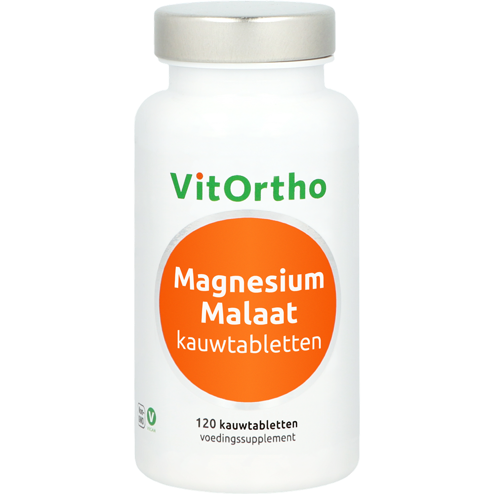 VitOrtho Magnesium Malaat kauwtabletten (120 kauwtabletten)