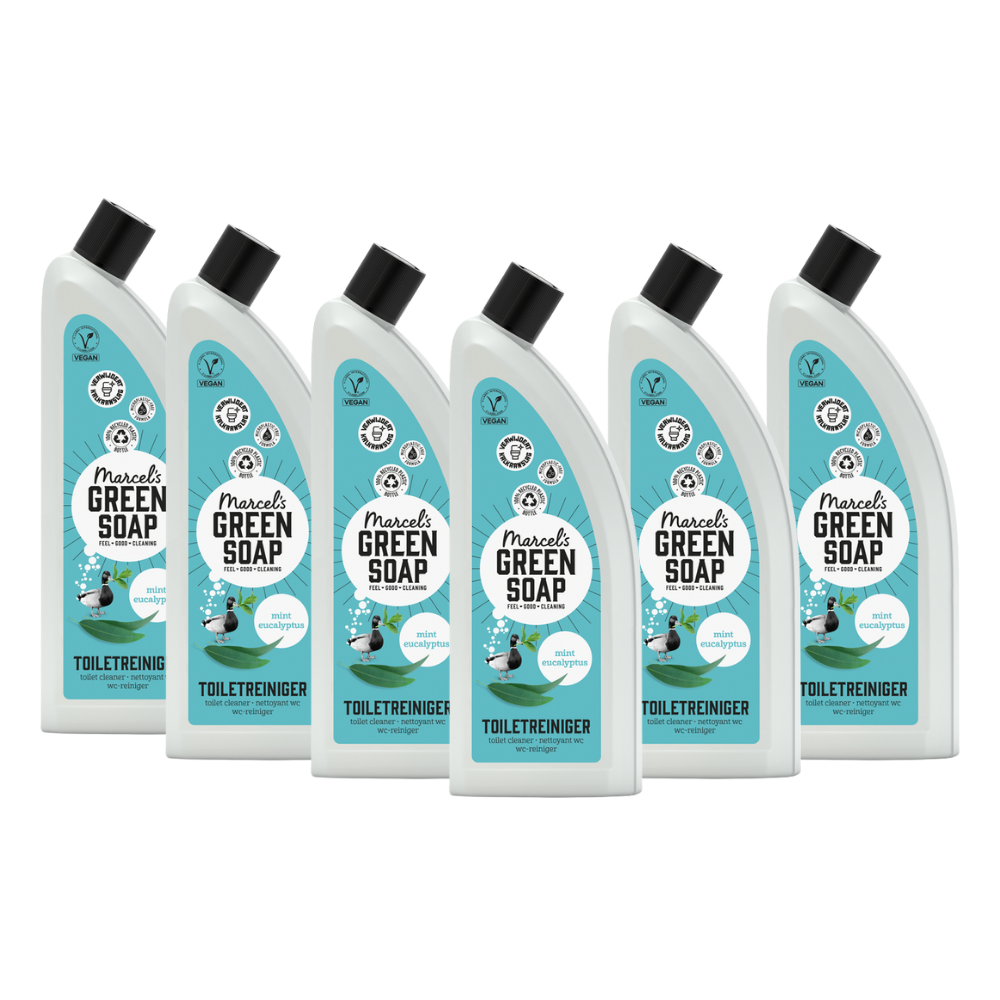 6x Marcel's Green Soap Toiletreiniger Mint & Eucalyptus (6 x 750 ml)