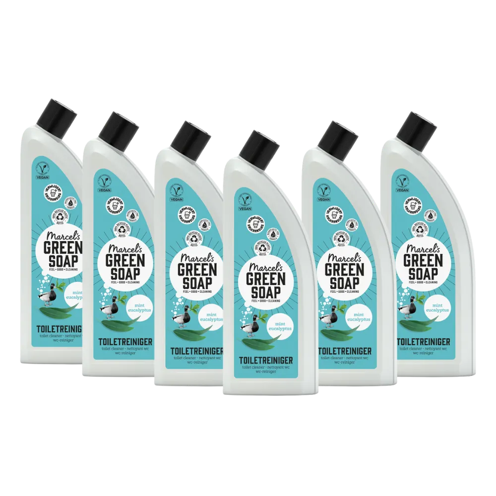 6x Marcel's Green Soap Toiletreiniger Mint & Eucalyptus (6 x 750 ml)