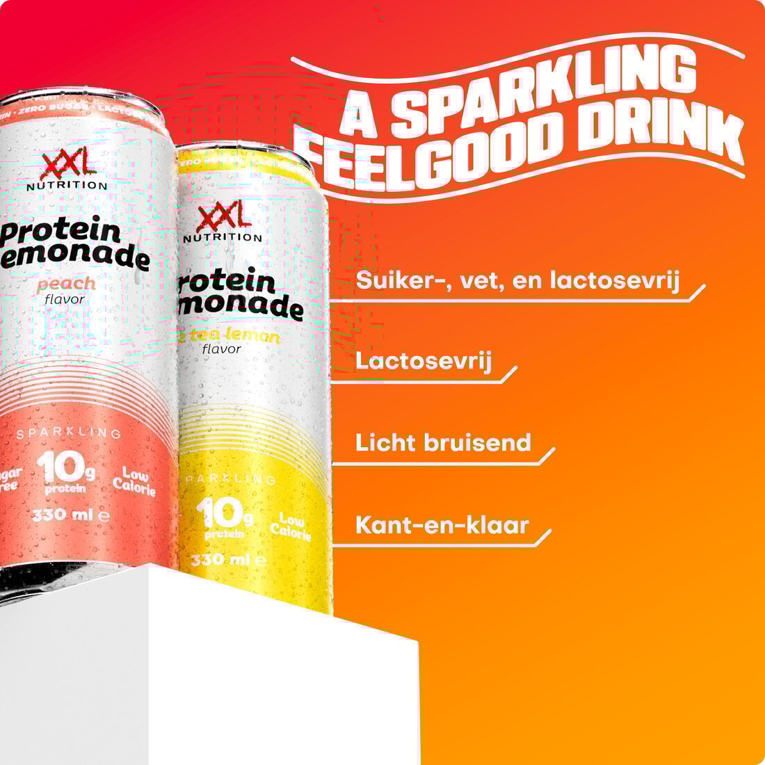 6x XXL Nutrition Protein Lemonade - Orange (6 x 330 ml) - image 3