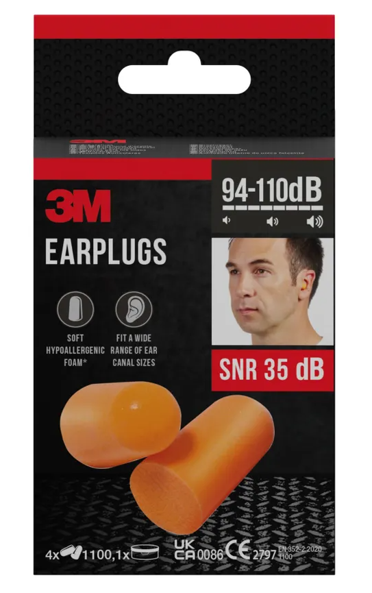 3m Foam Oordoppen (4 paar)