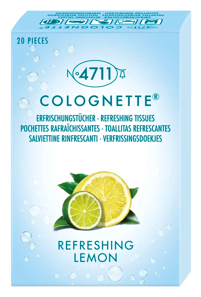 4711 Colognette Verfrissingsdoekjes Citroen (20 stuks)