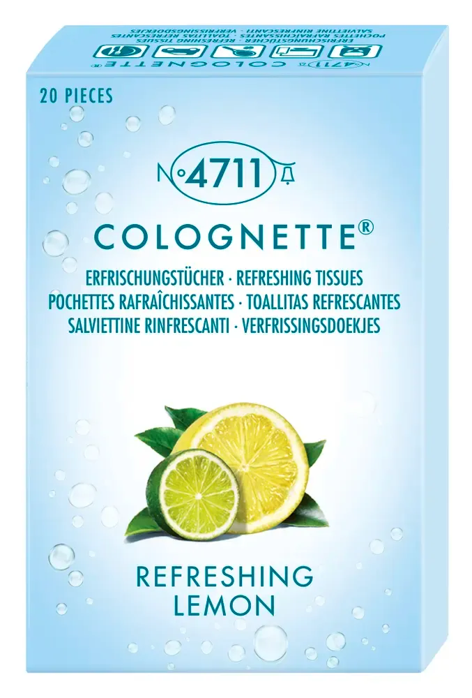 4711 Colognette Verfrissingsdoekjes Citroen (20 stuks)