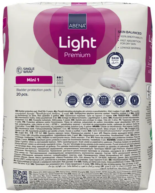Abena Light Premium Mini 1 Inlegverband (20 stuks)