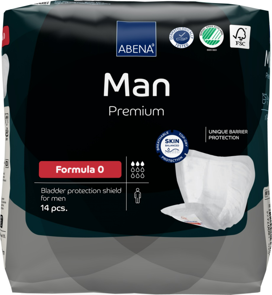 Abena Man Premium Formula 0 Inlegverband (14 stuks)