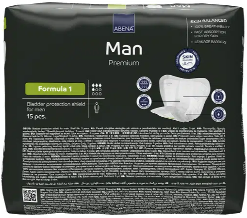 Abena Man Premium Formula 1 Inlegverband (15 stuks)
